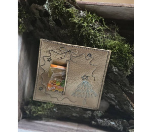 ADVENTSKALENDER 5. Dezember - Stickserie - 6 Geld- oder Gutscheinkartenhülle Weihnachten